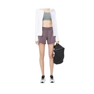 LULULEMON ATHLETICA Track That Short 5' in Antique Bark Size 4